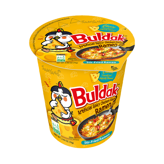 Samyang Buldak Cups Cheese – 6 x 70 g