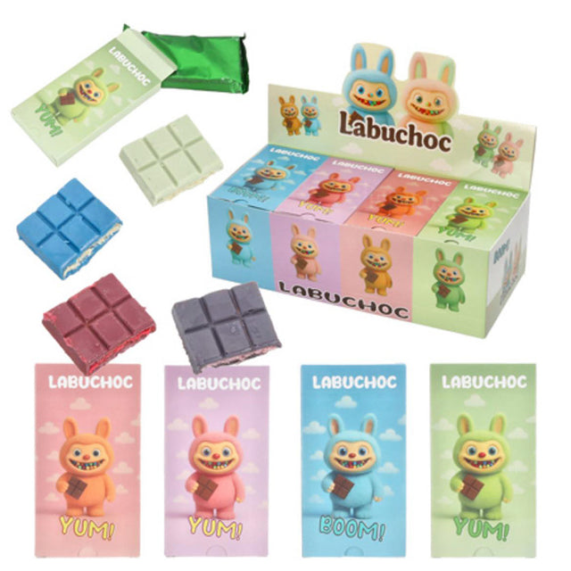 Labubu Labuchoc Mix Display – 20 x 75 g Schokoladentafeln