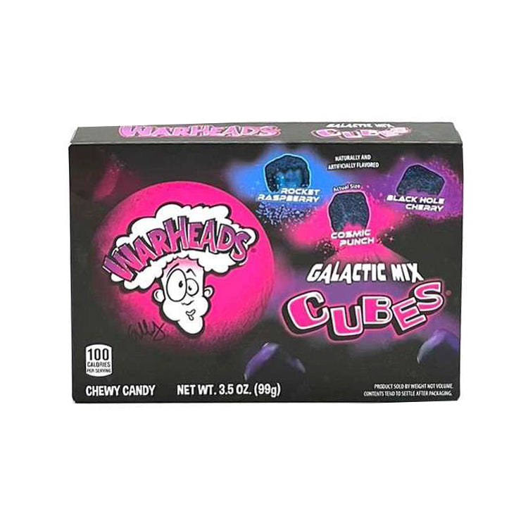 WarHeads Chewy Cubes Galactic Mix – 12 x 99 g