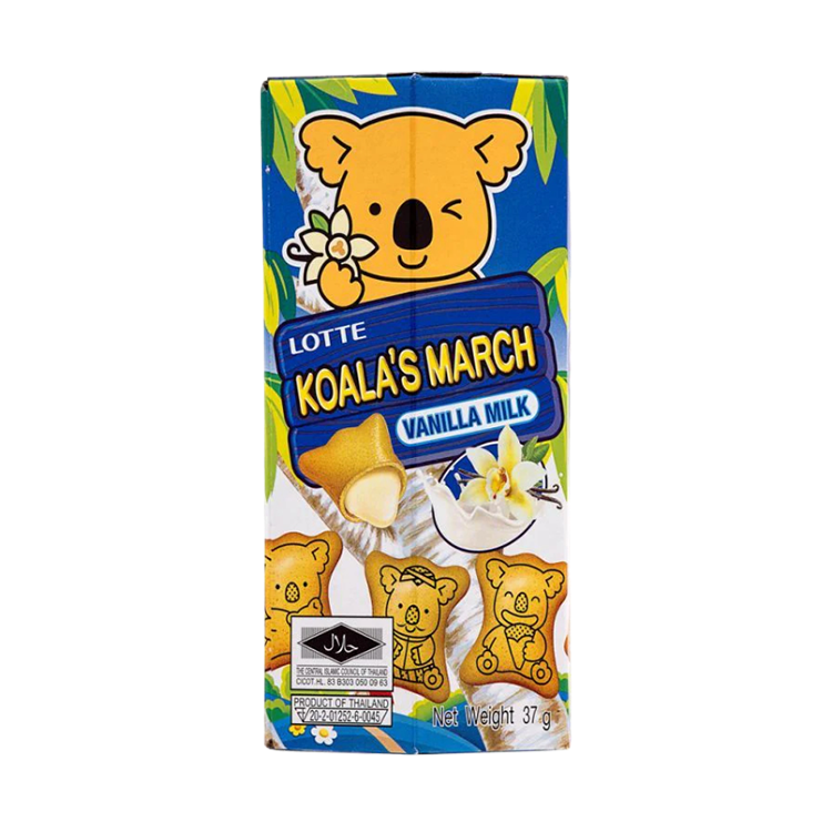 Lotte Koala's March Vanilla Milk – 6 x 37 g