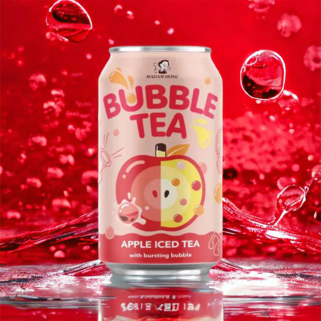BUBBLE TEA mit echten Bubbles  24 Dosen inklusive Pfand und Label
