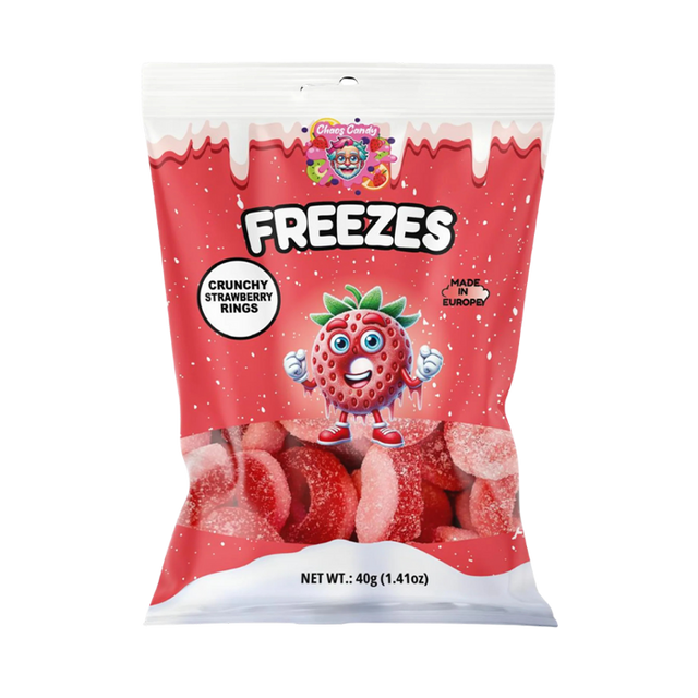 Freezes Strawberry Rings – 16 x 40 g