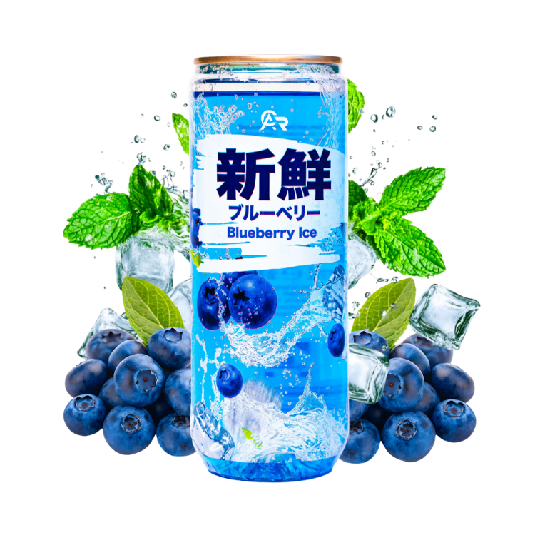 Fresh Sparkling Blueberry Ice – 24 x 330 ml