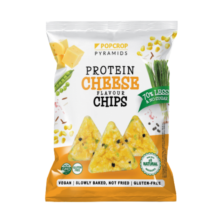 Baked Protein Chips Vegan Cheese & Onion – 12 x 60 g