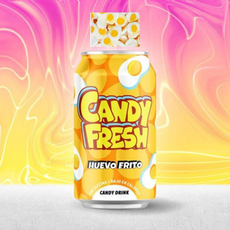 Candy Fresh Spiegelei-Weingummi Geschmack – 24 x 330 ml