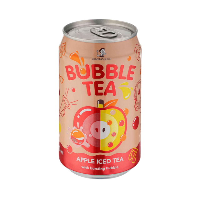 Madam Hong Bubble Tea Apple Iced Tea – 24 x 320 ml