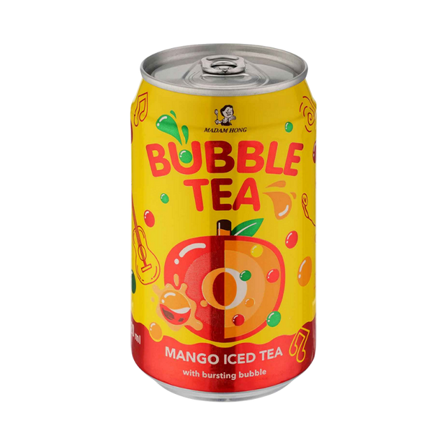 Madam Hong Bubble Tea Mango Iced Tea – 24 x 320 ml